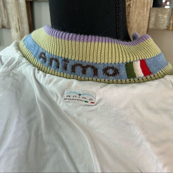 Animo Italian Lined Zip Up Purple Small Limited Edition equestrian sweater - Picture 4 of 13